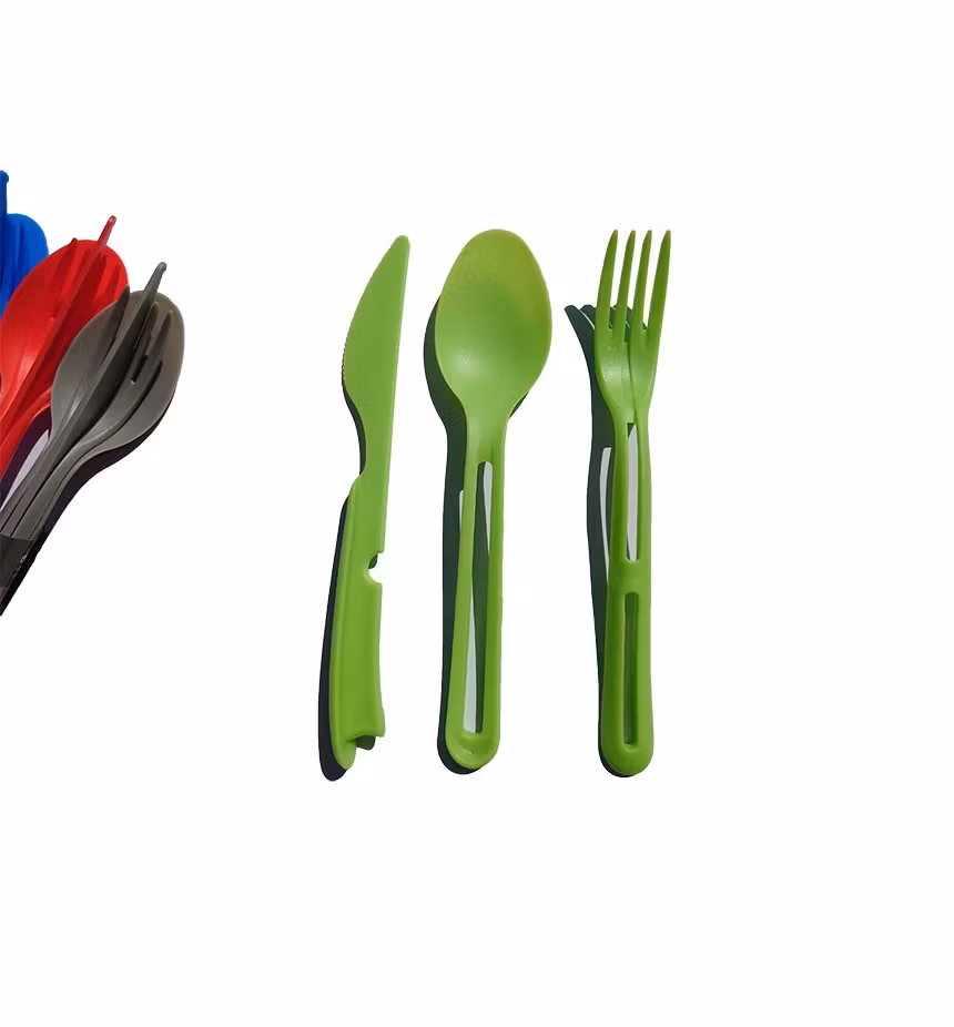 Flergångsbestick i plast