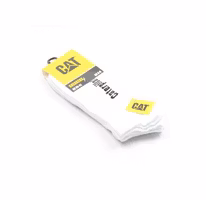 3 pack Sneakersstrumpor Caterpillar - Vita