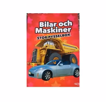 Pysselbok 96 sidor - Bilar & maskiner