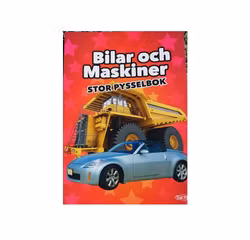 Pysselbok 96 sidor - Bilar & maskiner