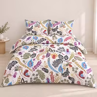 Bäddset Stormhagen Vit - 3-dels Kingsize - 100% Bomull/satin