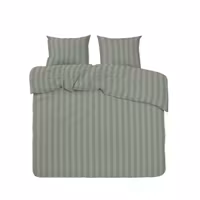 Bäddset Mirage Grön - Dubbelpåslakan + 2 Örngott