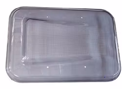 Securit window glass corrugated finish