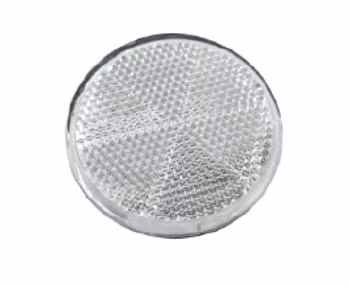 VIT rund reflektor, Självhäftande