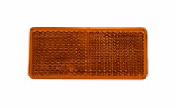 Rektangulär ORANGE självhäftande