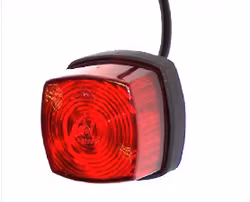 RÖD markeringslampa med 500mm kabel