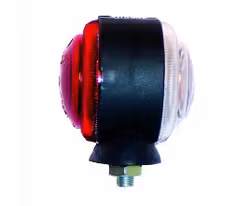 Markeringslampa Röd/vit