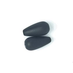 Onyx, droppe, mattpolerad, 7,5 x 15 mm pris per par
