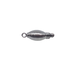 Silverlås Böna 25x8 mm
