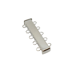 Silverlås för fem rader 33 mm magnet