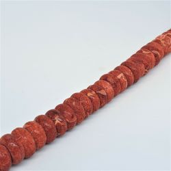 Korall platta rondeller 13 mm