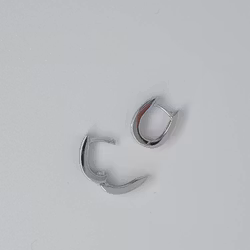 Creolring 9 mm med cubic zircon