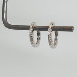Creolring 20 mm bred med cubic zircon
