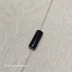 Onyx svart blank stav 6x16 mm