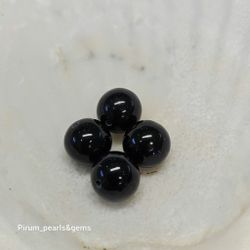Onyx svart blank kula 8 mm lösa