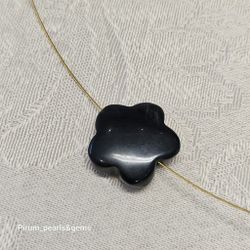 Svart obsidian blomma