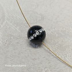 Onyx kula 10mm med bling säljes parvis