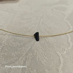 Onyx, matt, små trianglar 6 mm lösa