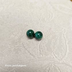 Malakit rund boll 8 mm