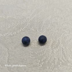 Dumorterit, boll 6 mm mattpolerad par