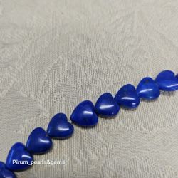 Lapis lazuli hjärta ca 8mm par