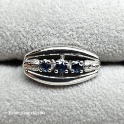 Pärlavkortare för pärlcollier med blå stenar