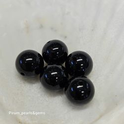 Onyx svart blank kula 10 mm lösa
