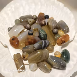 Jaspis och agat mix stort paket