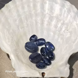 Kyanit ovalslipade 8x10 -10x15mm paket
