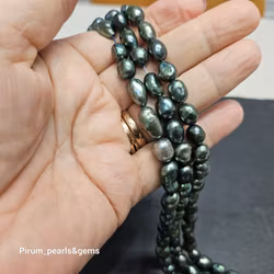 Gröna pärlor ca 8-9 mm