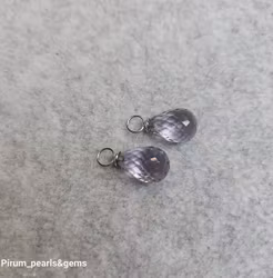 Ametist på nickelfri silverögla