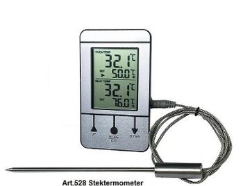 Termometerfabriken Viking Digital stek ugns termometer med sladd kabel art: 528. -10 till + 300C. Dubbla mätpunkter och timer