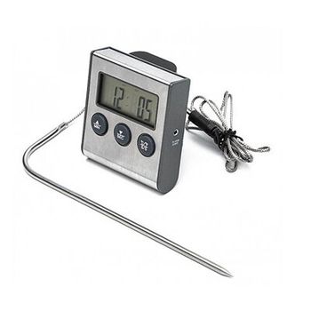 Termometerfabriken Viking Digital stek ugns termometer med sladd kabel. Art: 531. -10 till + 250C. Med Alarm och timer