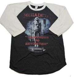 Megadeth baseballshirt