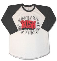 Rush 1974 baseballshirt