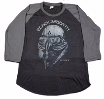 Black sabbath US tour-78 baseballshirt