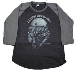 Black sabbath US tour-78 baseballshirt
