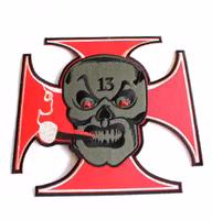 Smoking skull XL