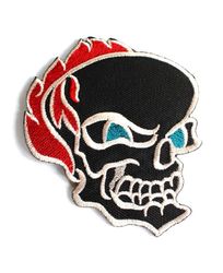 Angry skull/fire