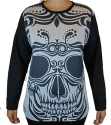 Tribal skull Lång ärm