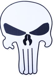 Punisher white XL