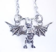 Halsband Devil/skull