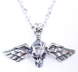 Halsband Skull/wings