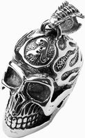 Halsband Skull/fire