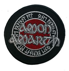 Amon amarth round Red