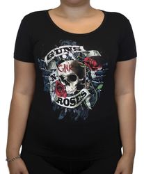 Guns n roses Skull Girlie t-shirt