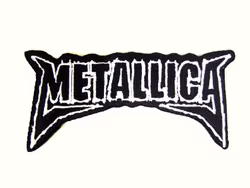 Metallica logo patch