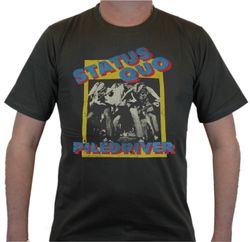 Status quo Piledriver Svart T-shirt
