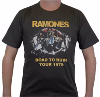 Ramones Road to ruin tour 1979 T-shirt