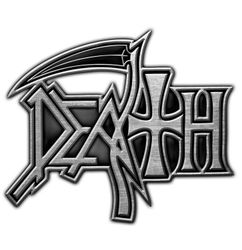 Death logo pin
